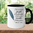 Jane Austen Funny Agreeable Quote Accent Mug
