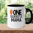 One Thankful Mama Fall Gift For Mom Accent Mug