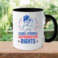 Patriotic 4Th Of July Stars Stripes Reproductive Right Accent Mug