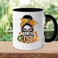 Pumpkin Queen Messy Bun Fall Pumpkin Fall Vibes Autumn Accent Mug