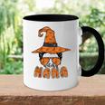 Witchy Mama Halloween Messy Bun Witch Mom Spooky Women V2 Accent Mug