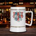 Retro Party In The Usa 4Th Of July Patriotic Ceramic Beer Stein