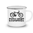 Cycology Beach Cruiser Cycologist Funny Psychology Cyclist  Camping Mug
