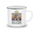 I Am A Dad Grandpa Veteran V2 Camping Mug