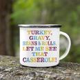 Turkey Gravy Beans And Rolls Let Me See That Casserole  Camping Mug