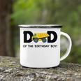 Dad Of The Birthday Boy Construction Truck First Birthday Camping Mug