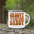 Retro Groovy Daddy Matching Family 1St Birthday Party Camping Mug