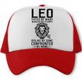 Lion Graphic Art July August Birthday Gifts Leo Zodiac Sign Trucker Cap