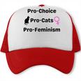 Pro Choice Feminism And Cats Cute Roe V Wade 1973 Trucker Cap