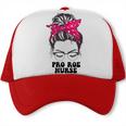 Pro Roe Nurse Messy Bun Womens Reproductive Rights Nurse Trucker Cap