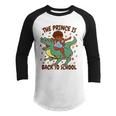 The Prince Is Back To School Dinosaur Dab Youth Raglan Shirt