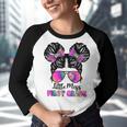 Cute Little Miss 1St Grade Back To School Outfits For Girls Youth Raglan Shirt