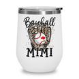 Baseball Mimi Leopard Game Day Baseball Lover Mothers Day Wine Tumbler