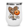 Bleached Basketball Game Day Vibes Basketball Mom Game Day Wine Tumbler