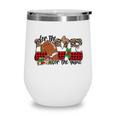 Christmas Football For The Love Of The Game Wine Tumbler