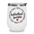 Cute Coach Crew Group Team Matching Instructional Specialist Wine Tumbler