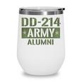 Dd-214 Us Army Alumni Vintage Army Veteran Retired Military Wine Tumbler
