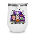 Gnomes Witch Truck Nanny Funny Halloween Costume Wine Tumbler