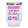 Mommy Of The Birthday Girl Mom Ice Cream First Birthday Wine Tumbler