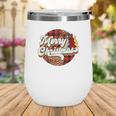 Buffalo Plaid Christmas Merry Christmas Wine Tumbler