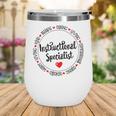 Cute Coach Crew Group Team Matching Instructional Specialist Wine Tumbler