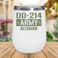 Dd-214 Us Army Alumni Vintage Army Veteran Retired Military Wine Tumbler