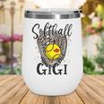 Softball Gigi Leopard Game Day Softball Lover Mothers Day Wine Tumbler