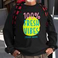 100 Fresh Vibes Stocked Daily Positive Statement 90S Style Sweatshirt Gifts for Old Men