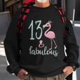 13Th Birthday Flamingo Outfit Girls 13 Year Old Bday Sweatshirt Gifts for Old Men