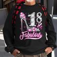 18 Years Old Gifts 18 & Fabulous 18Th Birthday Pink Diamond Men Women Sweatshirt Graphic Print Unisex Gifts for Old Men