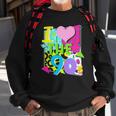 1990&8217S 90S Halloween Party Theme I Love Heart The Nineties Sweatshirt Gifts for Old Men