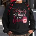 1St Grade Teacher Teaching 1St Grade Is My Jam Teacher Sweatshirt Gifts for Old Men