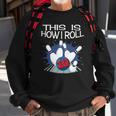 10Th Birthday Bowling  Boys Funny Bday Party Sweatshirt