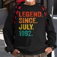 30Th Birthday Legend Since July 1992 30 Years Old Vintage Sweatshirt Gifts for Old Men
