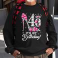 40 Years Old Its My 40Th Cool Gift Birthday Funny Pink Diamond Shoes Gift Sweatshirt Gifts for Old Men
