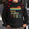 41St Birthday Vintage Awesome Since March 1982 41 Years Sweatshirt Gifts for Old Men