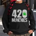 420 Munchies Weed Leaf Sweatshirt Gifts for Old Men