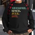 45Th Birthday Gift Awesome Since July 1977 45 Years Old Sweatshirt Gifts for Old Men
