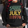 46 Years Old Gifts Legend Since July 1976 46Th Birthday Men Women Sweatshirt Graphic Print Unisex Gifts for Old Men