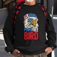 4Th Of July American Flag Bald Eagle Mullet Play Free Bird Gift Sweatshirt Gifts for Old Men