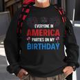 4Th Of July Birthday Funny Birthday Born On 4Th Of July Sweatshirt Gifts for Old Men