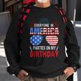 4Th Of July Birthday Gifts Funny Bday Born On 4Th Of July Sweatshirt Gifts for Old Men