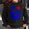 4Th Of July Merica Bearded Glasses Proud American Sweatshirt Gifts for Old Men