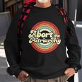 Abort The Patriarchy Rainbow Vintage Feminist Womens Right Sweatshirt Gifts for Old Men