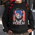 Abraham Lincoln 4Th Of July Merica Men Women American Flag Sweatshirt Gifts for Old Men