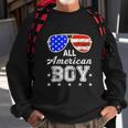 All American Boy 4Th Of July Boys Kids Sunglasses Sweatshirt Gifts for Old Men