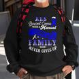 Als Awareness Support Als Fighter Als Warrior Als Family Sweatshirt Gifts for Old Men