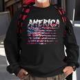 America Lightning Bolt Usa Tie Dye Flag Sweatshirt Gifts for Old Men