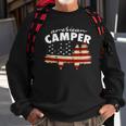 American Camper US Flag Patriotic Camping Sweatshirt Gifts for Old Men