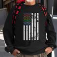 American Flag Lgbt Gay Pride Lesbian Bisexual Ally Quote Sweatshirt Gifts for Old Men